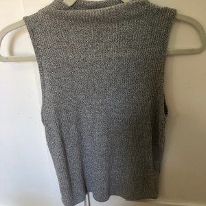 Forever 21 Grey Mock Neck Tank Top